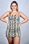 Sasha's Snake Skin Pencil Dress