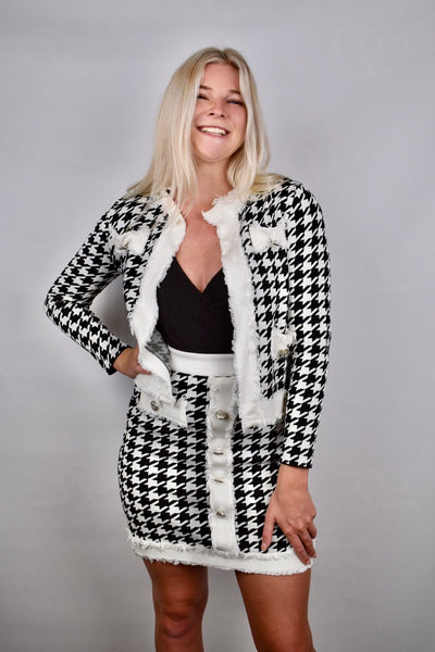 Jessica's Houndstooth Office Suit Set