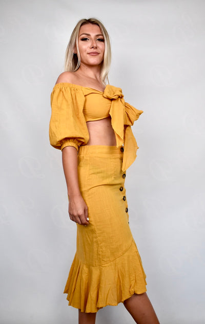Victoria's Two-piece suit off shoulder Mermaid Set