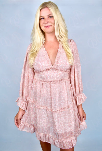 Charlotte's Ruffle Chiffon Dress