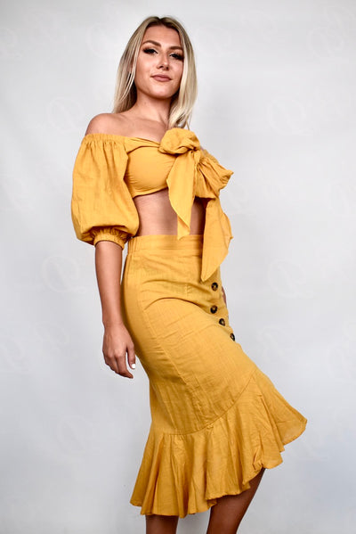 Victoria's Two-piece suit off shoulder Mermaid Set