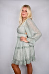 Marie's Ruffle Chiffon Dress