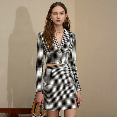 Amy's Retro Plaid two-piece Suit