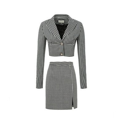 Amy's Retro Plaid two-piece Suit