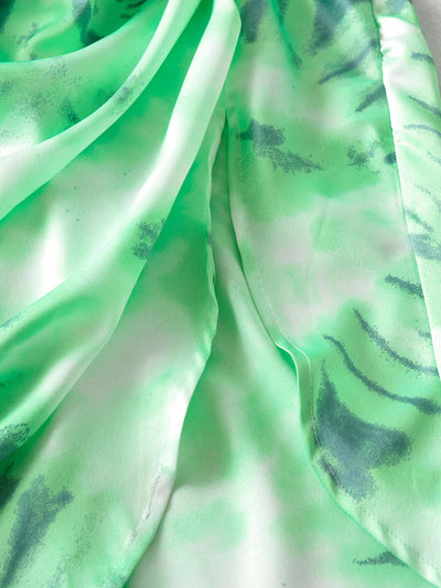 Jade's Floral Tie Dye Flower Dress