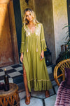 Violet's Boho Embroidered Dress