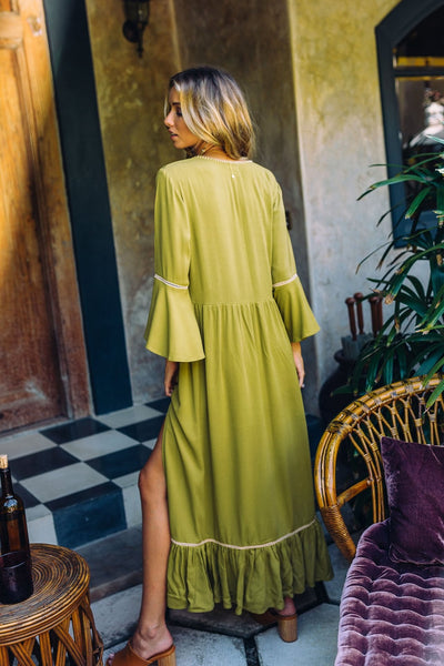 Violet's Boho Embroidered Dress