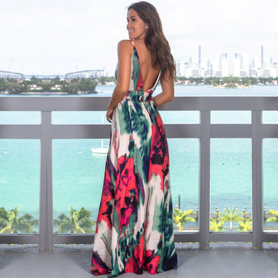 Serena's Floral Maxi Dresses