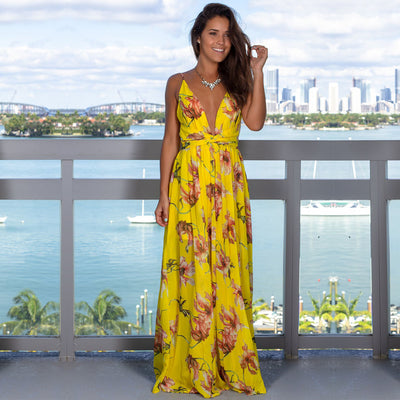 Serena's Floral Maxi Dresses