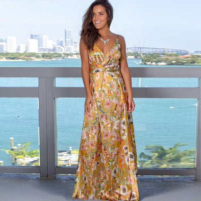 Serena's Floral Maxi Dresses