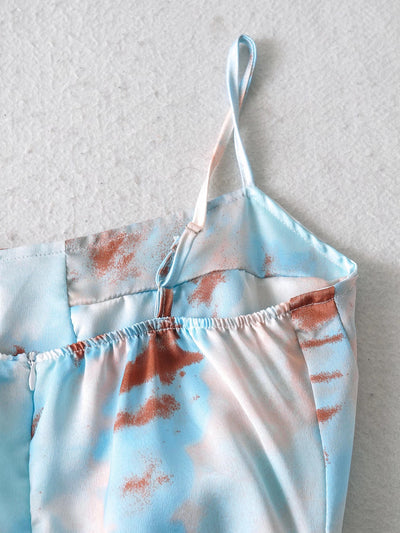 Jade's Floral Tie Dye Flower Dress