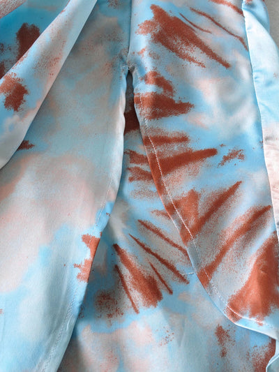Jade's Floral Tie Dye Flower Dress