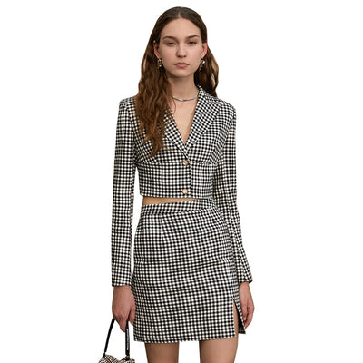 Amy's Retro Plaid two-piece Suit