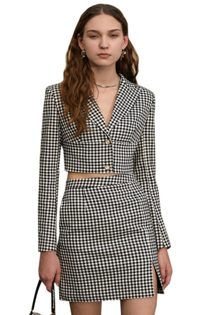 Amy's Retro Plaid two-piece Suit