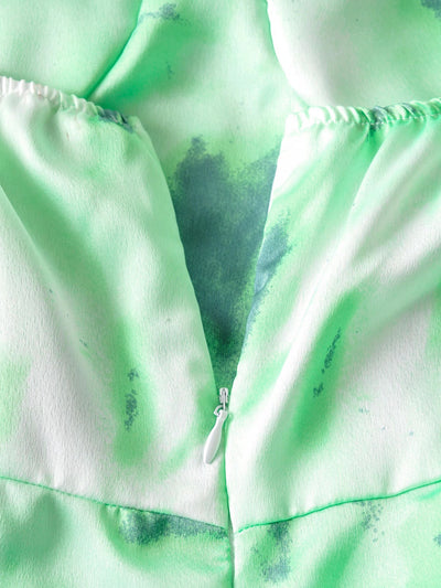 Jade's Floral Tie Dye Flower Dress