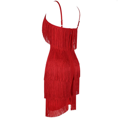 Eva's Tassel Evening Dress
