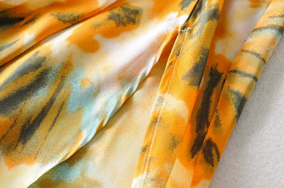 Jade's Floral Tie Dye Flower Dress