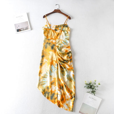 Jade's Floral Tie Dye Flower Dress