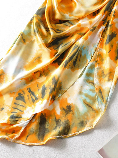 Jade's Floral Tie Dye Flower Dress