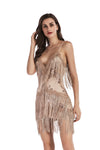 Arie's Lace Fringed Dress
