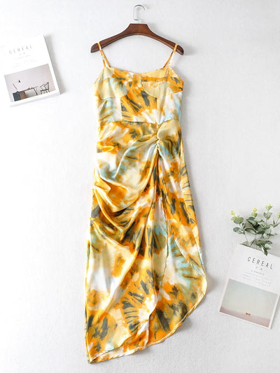 Jade's Floral Tie Dye Flower Dress