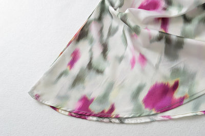 Jade's Floral Tie Dye Flower Dress