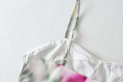 Jade's Floral Tie Dye Flower Dress
