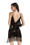 Arie's Lace Fringed Dress