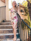 Jade's Floral Tie Dye Flower Dress