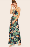 Cassidie's Boho Knot Cami Crop Top and Wrap Split Pants Set