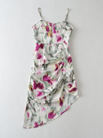 Jade's Floral Tie Dye Flower Dress