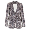 Ava's Snake-Print Suit