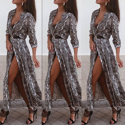 Veronica's Snakeskin Dress