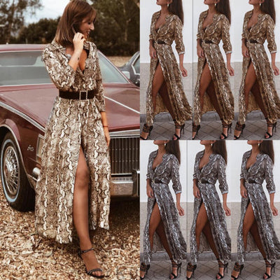 Veronica's Snakeskin Dress