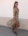 Veronica's Snakeskin Dress