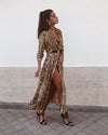 Veronica's Snakeskin Dress
