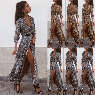 Veronica's Snakeskin Dress