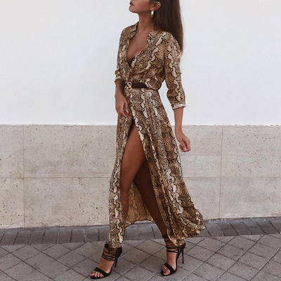 Veronica's Snakeskin Dress