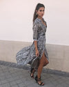 Veronica's Snakeskin Dress