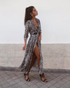 Veronica's Snakeskin Dress