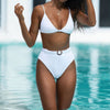 Bella's High-Waisted Belt Bikinis