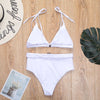 Bella's High-Waisted Belt Bikinis