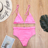 Bella's High-Waisted Belt Bikinis