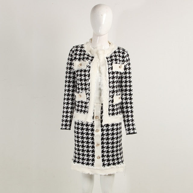 Jessica's Houndstooth Office Suit Set