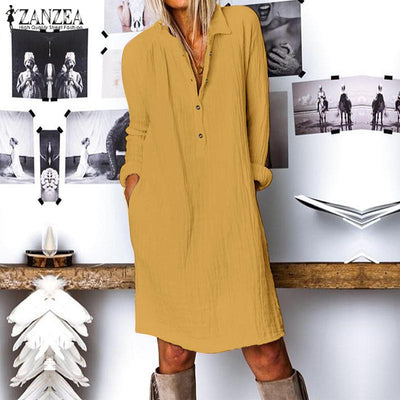 Caroline's  Linen Sundress