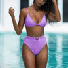 Bella's High-Waisted Belt Bikinis