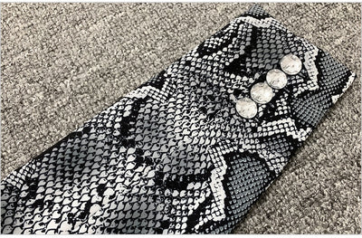 Ava's Snake-Print Suit