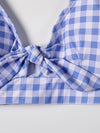Avery's High Waisted Checkered Bikini
