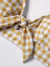 Avery's High Waisted Checkered Bikini
