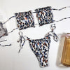 Sandy's Pleated Bandeau Bikini